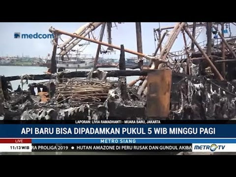 Polisi Periksa 7 Saksi Kebakaran Kapal di Muara Baru