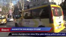 Kadıköy’de dolmuşçulardan ‘Marmaray’ eylemi