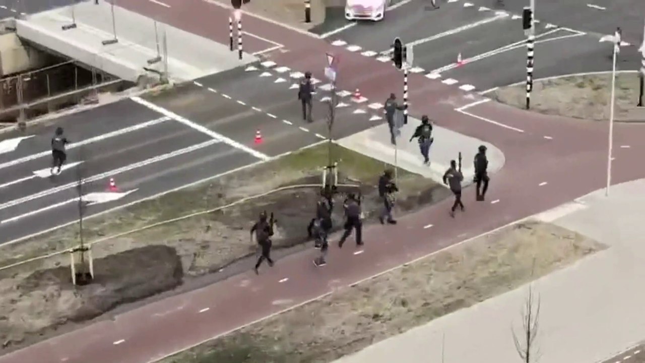 Atentado na Holanda em Utrecht atirador da fuga na Polícia