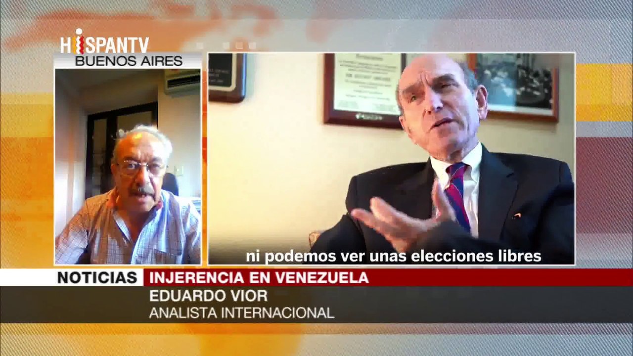 Entrevista concedida a Hispantv por Analista internacional membro da Faculdade de Filosofia da UBA Eduardo Vior