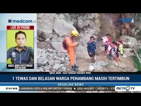 Penambang Emas Tewas Tertimbun di Bolaang Mongondow