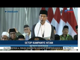 Jokowi Hadapi Kampanye Hitam Secara Jantan
