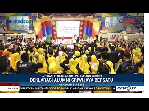 Jokowi Hadiri Deklarasi Dukungan Alumni Sriwijaya Bersatu