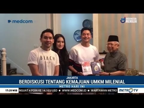 KH Ma'ruf Amin Bertemu Caleg Muda NasDem