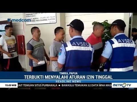 WNA Ilegal Asal Tiongkok & Korsel Dideportasi