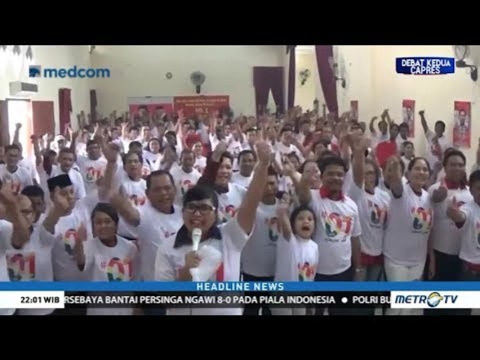 Ratusan Warga Batak di Bekasi Dukung Jokowi-Ma'ruf