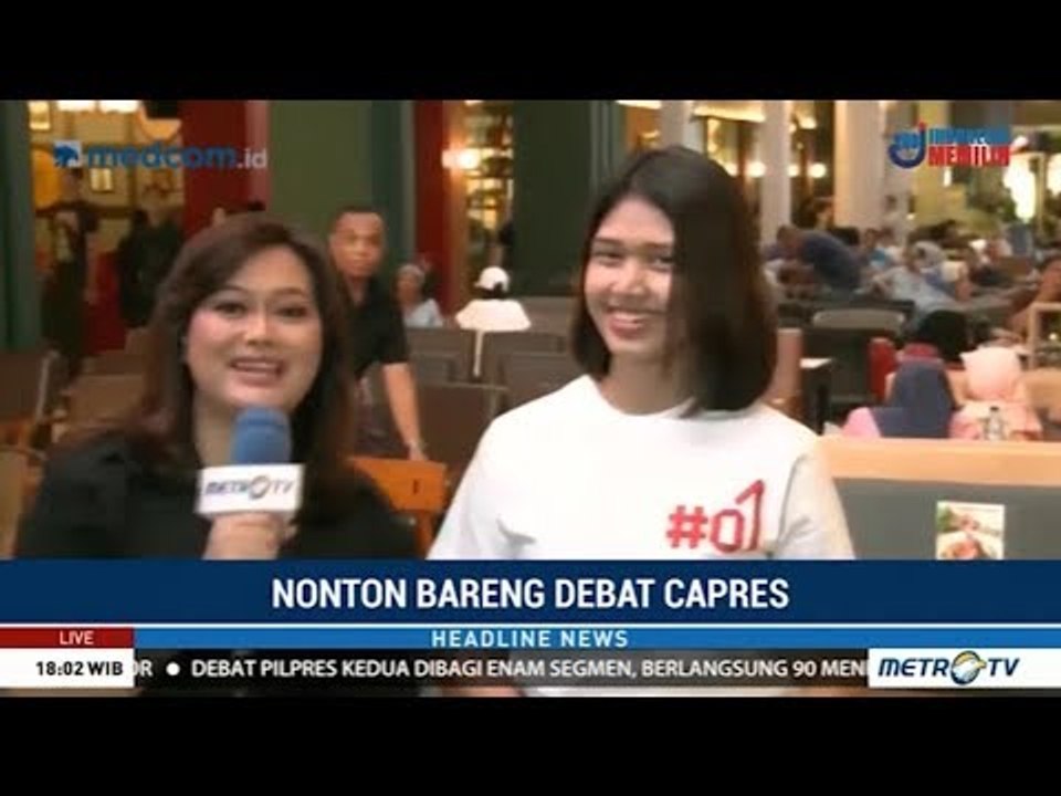 Nobar Debat Capres Digelar di Cilandak