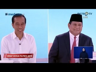 下载视频: Debat Kedua Capres Part 4, Prabowo Merasa Sama Dengan Jokowi soal Kehutanan & Pertambangan