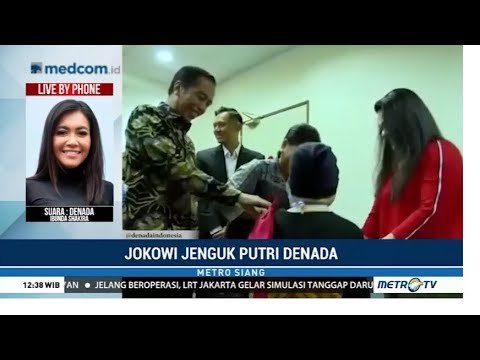 Denada Terharu Putrinya Dijenguk Presiden Jokowi
