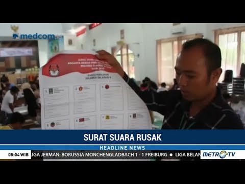 KPUD Makassar dan Bulukumba Temukan Ribuan Surat Suara Rusak