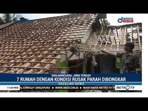 22 Rumah di Banjarnegara Rusak Parah Akibat Tanah Bergerak