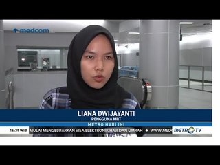 Kesan Memuaskan Penumpang MRT Jakarta