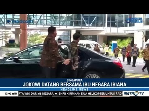Jokowi dan Iriana Jenguk Ani Yudhoyono