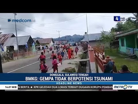 Donggala Kembali Diguncang Gempa, Warga Berhamburan Keluar Rumah