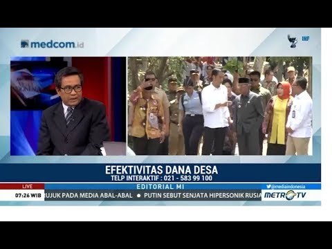 Di Era Jokowi, Desa Sejajar dengan Kota Berkat Dana Desa