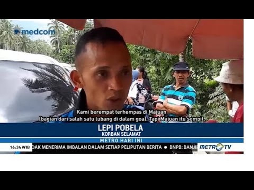 Kesaksian Korban Selamat Tambang Longsor di Bolmong