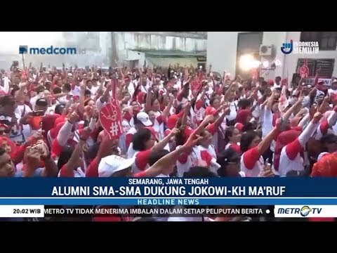 Alumni SMA-SMK se-Semarang Deklarasi Dukung Jokowi-Ma'ruf