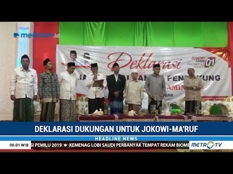 Aliansi Kiai dan Santri Gelar Deklarasi Dukung Jokowi di Tuban