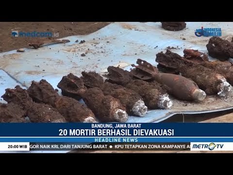 118 Mortir Ditemukan di Pekarangan Rumah Warga Bandung