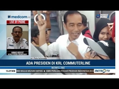 Kepala Stasiun Tj Barat Kaget Tiba-tiba Ada Jokowi