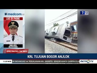 Penyebab Anjloknya KRL Belum Diketahui
