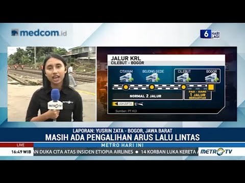 Jalur KRL Jakarta-Bogor di Sudah Bisa Dilalui