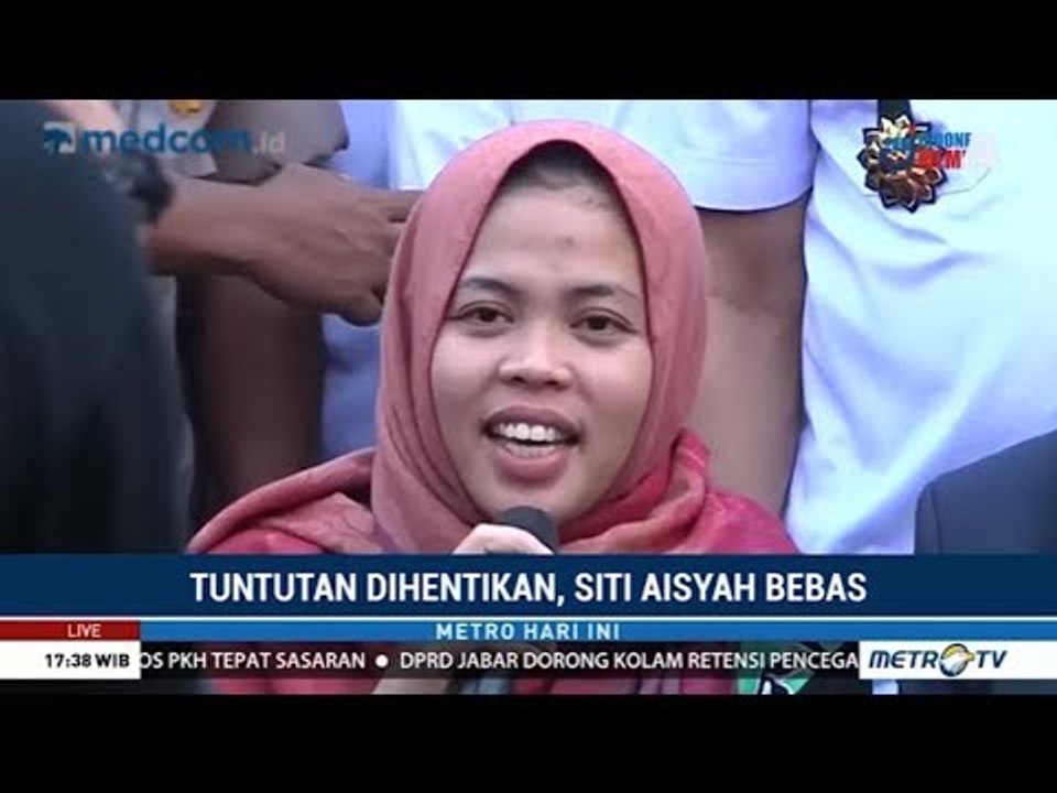 Siti Aisyah Ucapkan Terima Kasih kepada Jokowi