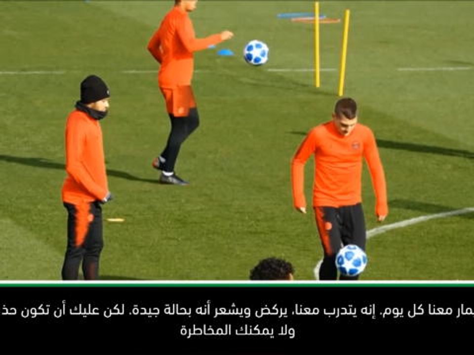 لقطة: كرة قدم: لن يتم الاستعجال بعودة نيمار المصاب إلى باريس سان جيرمان- توخيل