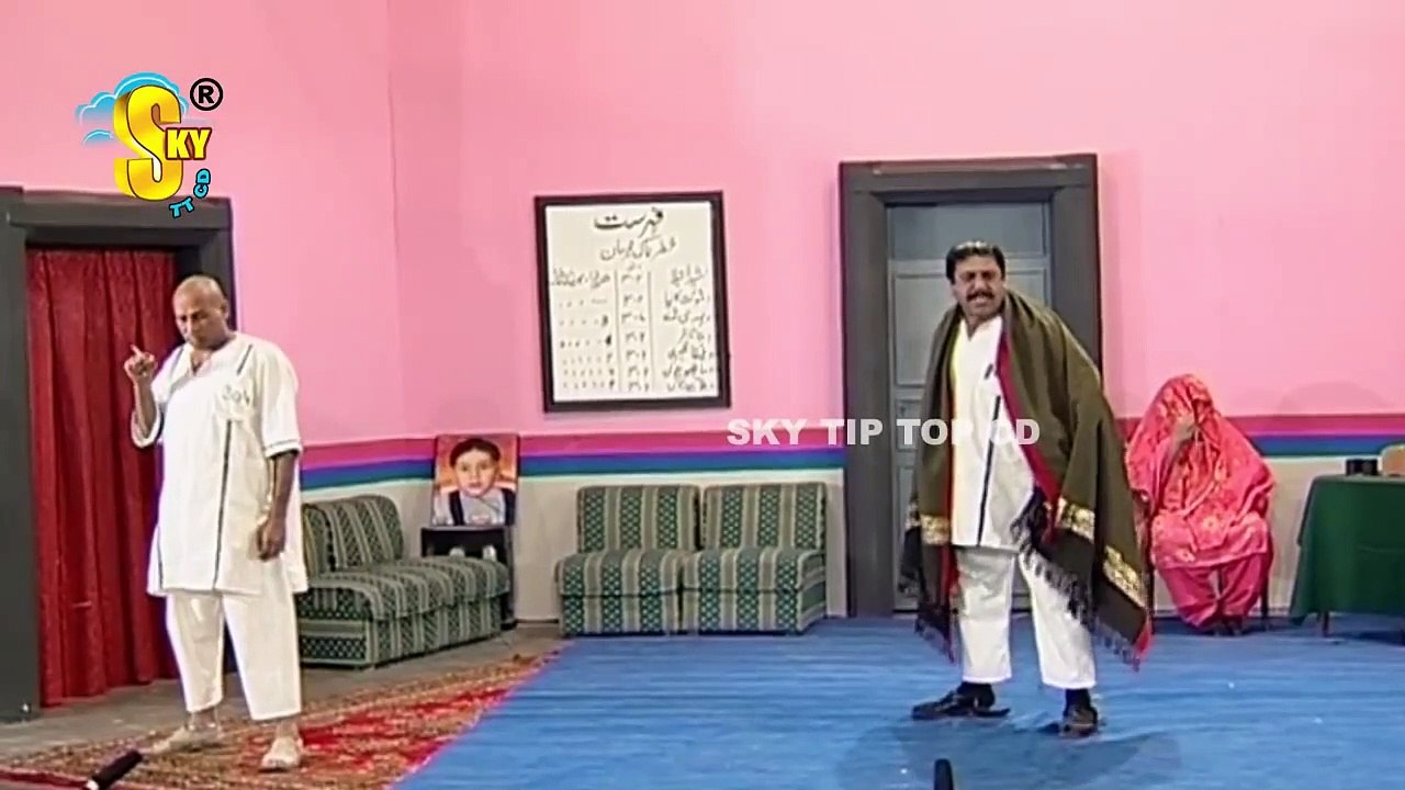 Agha Majid with Akram Udas and Sohail Ahmed _ 3 Star at one Place _ Stage Drama Kali Chader 2