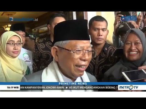 Ma'ruf Amin Rahasiakan Strategi Debat