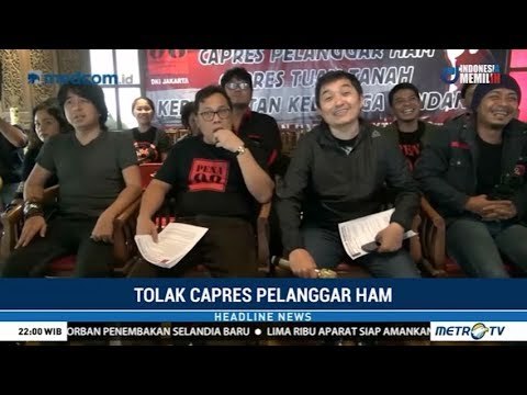 Pena 98 Tolak Capres Pelanggar HAM