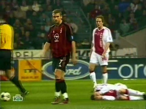 Ajax v. Milan 8.04.2003 Champions League 2002/2003 Quarterfinal 1st leg highlights