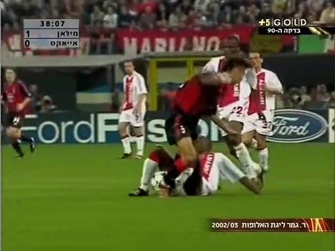 Milan v. Ajax 23.04.2003 Champions League 2002/2003 Quarterfinal 2nd leg highlights