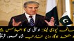 Foreign Minister Shah Mehmood Qureshi addresses media