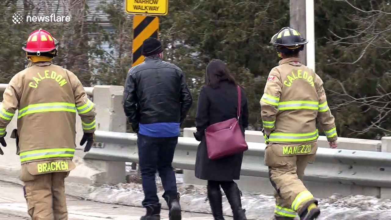 Ice jams force evacuation of 200 people in Ontario after spring flooding