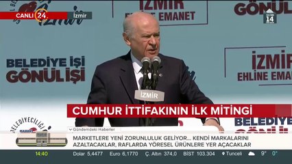 Cumhur İttifakı İzmir Mitingi