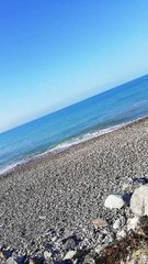 The sea at March in Sicily