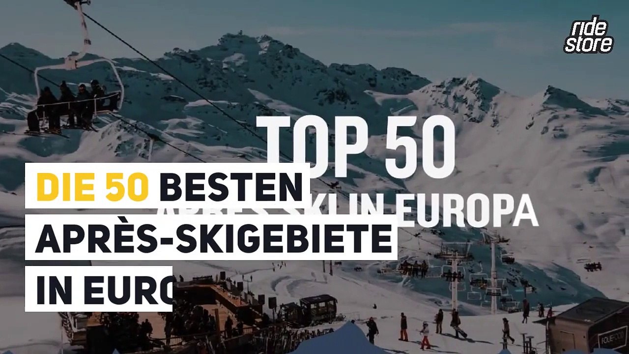 Die 50 besten Après-Skigebiete in Europa