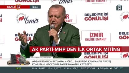 Cumhur İttifakı İzmir Mitingi