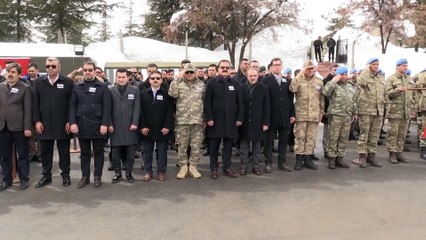 Şehit askerler için tören - HAKKARİ