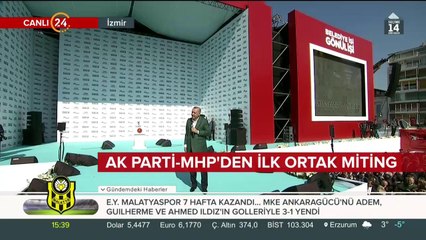 Cumhur İttifakı İzmir Mitingi