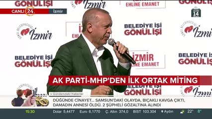 Cumhur İttifakı İzmir Mitingi