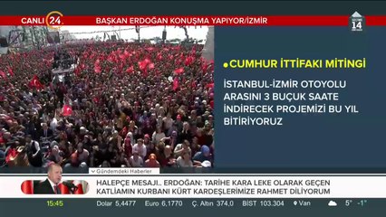 Cumhur İttifakı İzmir Mitingi