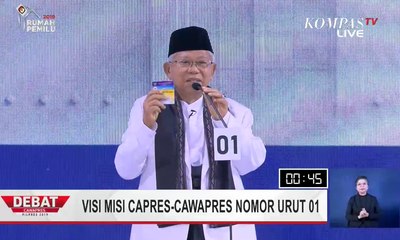 Ma’ruf Amin: Ini Kartu Yang Akan Kita Keluarkan