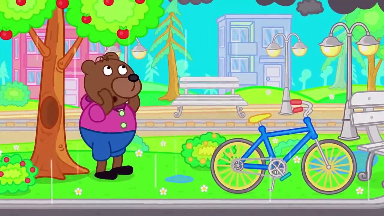 Lion de la Famille de la Licorne de Couleur avec des Crayons de dessin animé Pour Enfants