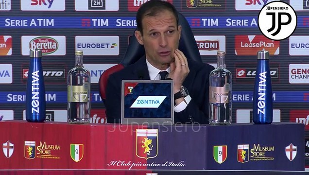 Conferenza stampa ALLEGRI post GENOA-JUVE 2-0: Rimpianti per Cristiano Ronaldo? Oggi neanche se veniva giù il Padre Eterno... Contento per Sturaro... | Post-partita Genoa-Juventus 2-0 | 17.03.2019