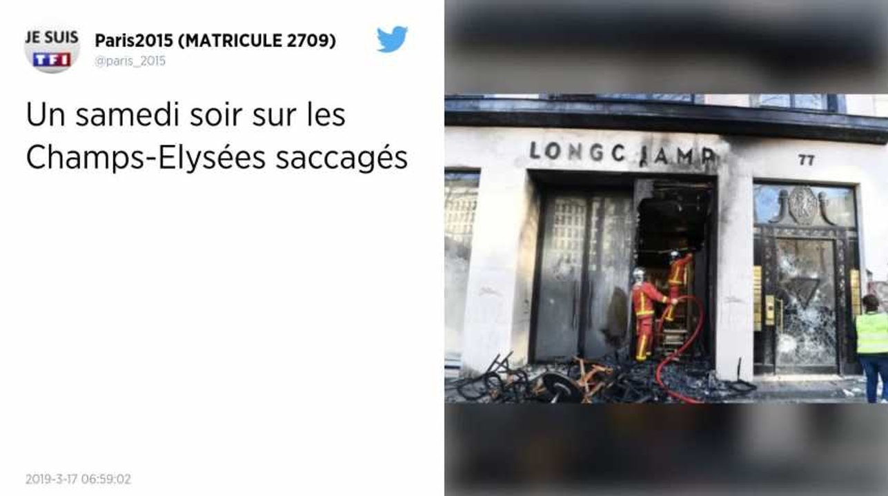 Gilets jaunes. « Ça fait peur de voir tout ça » : un samedi soir sur les Champs-Elysées saccagés
