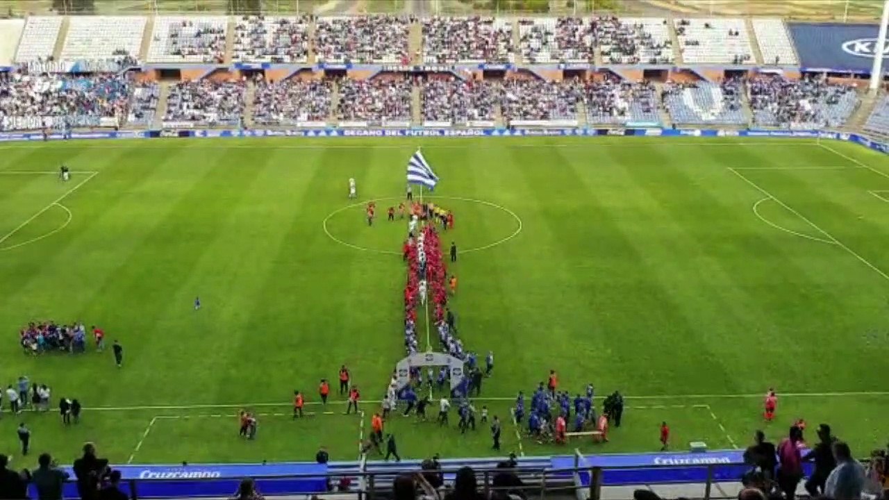 Espectacular Recibimiento en el Nuevo Colombino al Recreativo