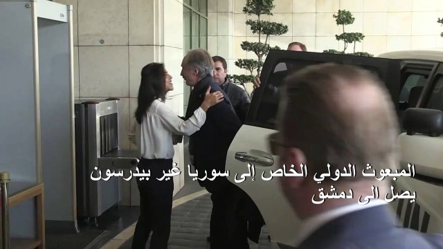 بيدرسون في دمشق سعيا للتوصل الى حل سياسي للأزمة السورية