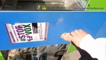 Mujeres de VOX limpian Tarragona de la campaña del independentismo contra VOX